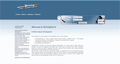 Desktop Screenshot of drivinginfo.ie
