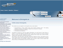Tablet Screenshot of drivinginfo.ie